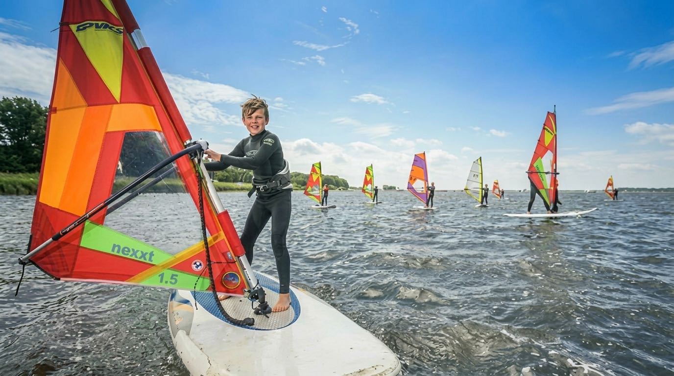 Kinder-Surfkurs am Müggelsee in Berlin-Köpenick