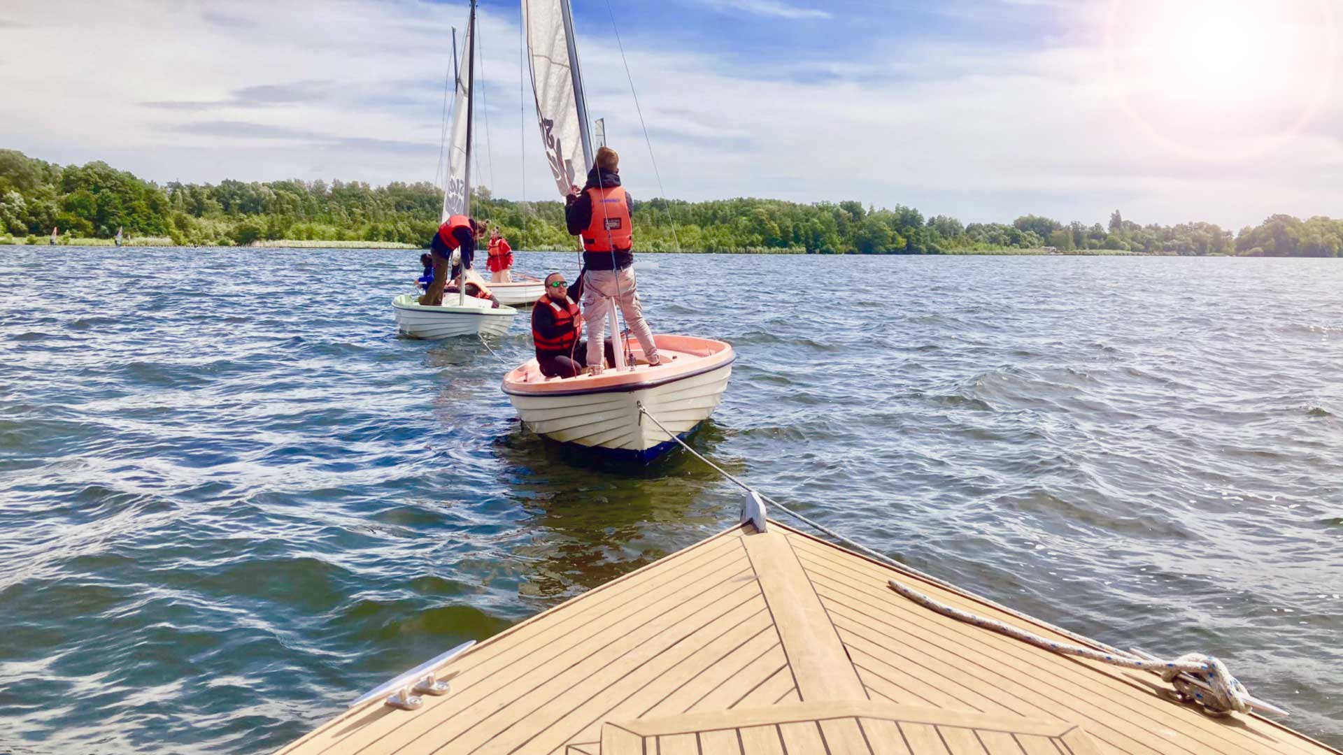Segelausbildung auf dem Müggelsee